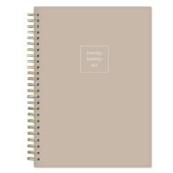 2026 Blue Sky Weekly/Monthly Planner, 5-7/8" x 8-5/8", Oat, January To December, 155687