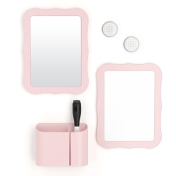 U Brands 6-Piece Plastic Locker Kit, Blush