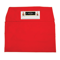 Seat Sack Chair Pocket, Large, 17", Red, Pack Of 2