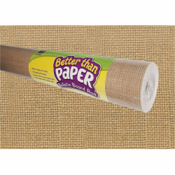 Teacher Created Resources Better Than Paper Board Roll - Bulletin Board, Classroom - 48" Width x 12 ft Length - Burlap - 1 Roll