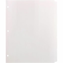 Business Source Reinforced Hole Punched Indexes - 5 Write-on Tab(s) - 5 Tab(s)/Set - 3 Hole Punched - 36683