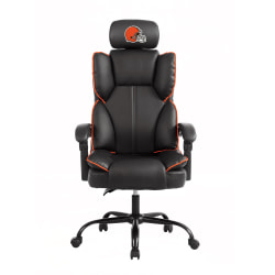 Imperial NFL Champ Ergonomic Faux Leather Computer Gaming Chair, Cleveland Browns