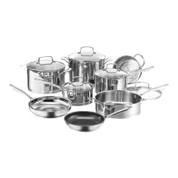 Cuisinart™ Professional Series 13-Piece Stainless Steel Cookware Set, Silver