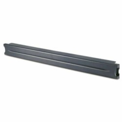 APC 1U 19" Black Modular Toolless Blanking Panel, Black, 10U Rack Height, 1 Pack, 1.8"H, 19"W, 1.1"D