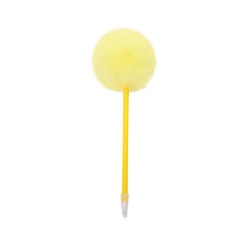 Saxon Imports Fuzz Ball Gel Pen, Medium Point, 0.7 mm, Green Barrel, Black Ink