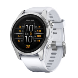 Garmin epix Pro (Gen 2) Standard Edition Smartwatch with 42 mm Case, Whitestone/Silver