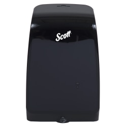 Scott Pro High Capacity Automatic Soap and Hand Sanitizer Dispenser, 7.3" W x 11.7" H x 4.0" D, Black, 1 Dispenser