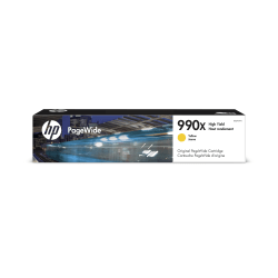 HP 990X PageWide Yellow High-Yield Ink Cartridge, M0J97AN