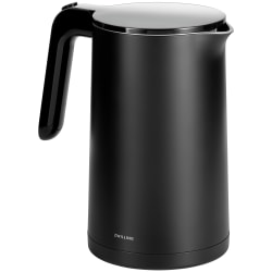 Zwilling Enfinigy 1.5-Liter Stainless Steel Electric Kettle With Cool Touch, Black