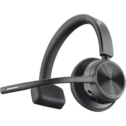 Poly Voyager 4310 USB-C Headset - Siri, Google Assistant - Mono - USB Type A, USB Type C - Wired/Wireless - 77Y94AA