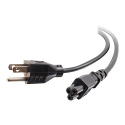 C2G 6ft Mickey Mouse Power Cable - Power cable - NEMA 5-15 (M) to IEC 60320 C5 - 6 ft - molded - black
