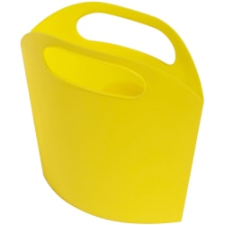 Deflecto Antimicrobial Kids Mini Tote Yellow - External Dimensions: 8"x 5.4" Depth x 2" - Plastic - Yellow - - 39501YEL