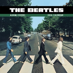 2026 TF Publishing Art & Design Monthly Wall Calendar, 12" x 12", The Beatles: Albums & Artwork, January To December