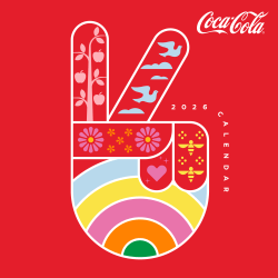2026 TF Publishing Art & Design Monthly Wall Calendar, 12" x 12", Coke: Harmony, January To December