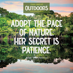 2026 TF Publishing Inspiration Monthly Wall Calendar, 12" x 12", The Great Outdoors, January To December