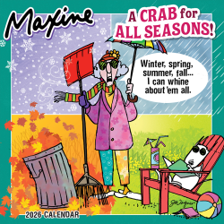 2026 TF Publishing Humor & Comics Monthly Wall Calendar, 12" x 12", Maxine, January To December