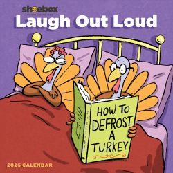 2026 TF Publishing Humor & Comics Monthly Wall Calendar, 12" x 12", Shoebox, January To December