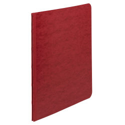 ACCO® Pressboard Report Cover With Fastener, Side Bound, 8 1/2" x 11", 60% Recycled, Earth Red