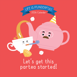 2026 TF Publishing Humor & Comics Monthly Wall Calendar, 12" x 12", Puns of Fun, January To December