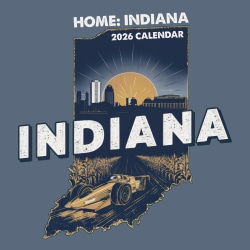 2026 TF Publishing Scenic & Nature Monthly Wall Calendar, 12" x 12", Home: Indiana, January To December