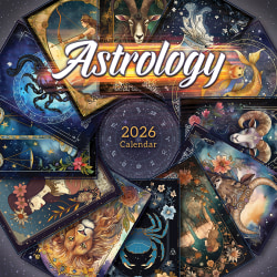 2026 TF Publishing Art & Design Monthly Wall Calendar, 12" x 12", Astrology, January To December