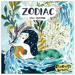2026 TF Publishing Art & Design Monthly Wall Calendar, 12" x 12", Zodiac, January To December
