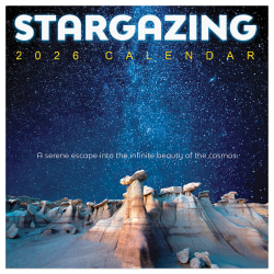 2026 TF Publishing Scenic Monthly Mini Wall Calendar, 7" x 7", Stargazing, January To December