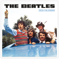2026 TF Publishing Art & Design Monthly Mini Wall Calendar, 7" x 7", The Beatles, January To December