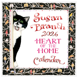 2026 TF Publishing Art & Design Monthly Mini Wall Calendar, 7" x 7", Susan Branch, January To December