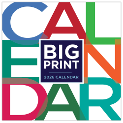 2026 TF Publishing Art & Design Monthly Mini Wall Calendar, 7" x 7", Big Print, January To December