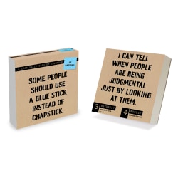 2026 TF Publishing Daily Desktop Box Calendar, 5-1/4" x 5-1/4", Anti Affirmations/Daily Sarcasm, January To December