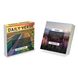 2026 TF Publishing Daily Desktop Box Calendar, 5-1/4" x 5-1/4", Daily Verse, January To December