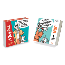 2026 TF Publishing Daily Desktop Box Calendar, 5-1/4" x 5-1/4", Maxine, January To December