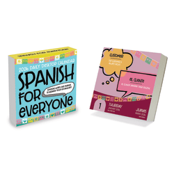 2026 TF Publishing Daily Desktop Box Calendar, 5-1/4" x 5-1/4", Spanish Words, January To December