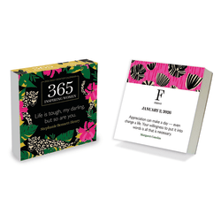 2026 TF Publishing Daily Desktop Box Calendar, 5-1/4" x 5-1/4", 365 Inspiring Women, January To December