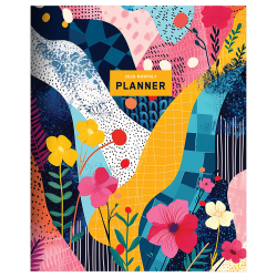 2026 TF Publishing Medium Monthly Planner, 6-1/2" x 8", Colorful Collage, January To December