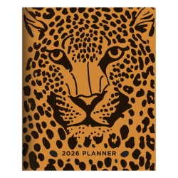 2026 TF Publishing Large Monthly Planner, 9" x 11", Exotic Cat, January To December