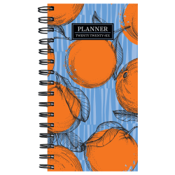 2026 TF Publishing Small Weekly/Monthly Planner, 3-1/2" x 6-1/2", Citrus, January To December