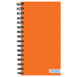 2026 TF Publishing Small Weekly/Monthly Planner, 3-1/2" x 6-1/2", Orange, January To December