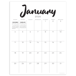 2026 TF Publishing Large Art Poster Wall Calendar, 22" x 17", Art, January To December