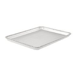 Hoffman Browne Aluminum Sheet Pans, 18" x 26" x 1", Silver, Set Of 12 Pans