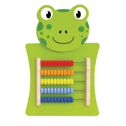 Learning Advantage Activity Wall Panel, Toddler Activity Center, 22.3"L x 14.8"W, Frog