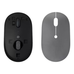 Lenovo Go - Mouse - ergonomic - right and left-handed - blue optical - 5 buttons - wireless - 2.4 GHz - USB-C wireless receiver - storm gray - for ThinkPad X1 Yoga Gen 8 21HQ