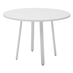 Office Star™ Prado Round Conference Table, 29-1/2"H x 42"W x 42"D, White