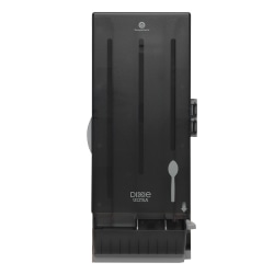 Dixie Ultra® Smartstock® Series-O Classic Spoon Dispenser, 24-3/4"H x 8-3/4"W x 10"D, Translucent Black