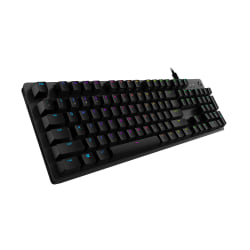 Logitech® G512 CARBON LIGHTSYNC RGB Mechanical Gaming Keyboard, Carbon, 920-009342