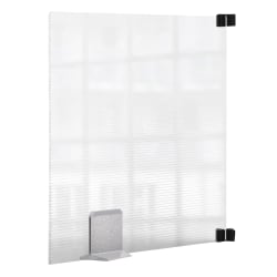 Rosseto Serving Solutions Workstation/Booth Divider, Avante Guarde 360, 20" x 24", Semi-Clear