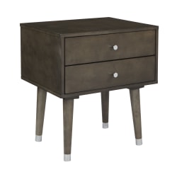 Office Star™ Cupertino Side Table, 22-1/2"H x 20-1/4"W x 16-1/4"D, Gray