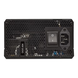 Corsair HX Series HX1200 - 1200 Watt 80 PLUS Platinum Certified Fully Modular PSU - Internal - 120 V AC, 230 V AC Input - 3.3 V DC @ 30 A, 5 V DC @ 30 A, 12 V DC @ 40 A, 12 V DC @ 800 mA, 5 V DC @ 3.5 A Output - 1200 W - 8 +12V Rails - 1 Fan(s)