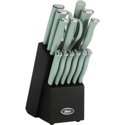 Oster Langmore Stainless Steel Cutlery Set, Mint, Set Of 15 Pieces